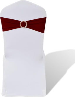 vidaXL - Decoratief - stoellint - met - een - diamant - 25 - stuks - (wijnrood)