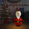 vidaXL - Decoratieve - kerstman - LED - luxe - stof - 120 - cm