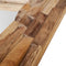 vidaXL - Decoratieve - spiegel - vierkant - 60x60 - cm - teakhout