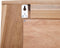 vidaXL - Decoratieve - spiegel - vierkant - 60x60 - cm - teakhout