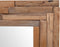 vidaXL - Decoratieve - spiegel - vierkant - 60x60 - cm - teakhout