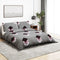 vidaXL - Dekbedovertrekset - 135x200 - cm - katoen - grijs