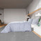 vidaXL - Dekbedovertrekset - 135x200 - cm - katoen - grijs