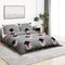vidaXL - Dekbedovertrekset - 140x200 - cm - katoen - grijs