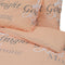 vidaXL - Dekbedovertrekset - 140x200 - cm - katoen - roze