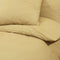 vidaXL - Dekbedovertrekset - 140x200 - cm - katoen - taupe