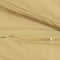 vidaXL - Dekbedovertrekset - 140x200 - cm - katoen - taupe