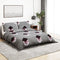 vidaXL - Dekbedovertrekset - 155x220 - cm - katoen - grijs