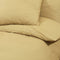 vidaXL - Dekbedovertrekset - 155x220 - cm - katoen - taupe