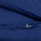 vidaXL - Dekbedovertrekset - 155x220 - cm - microvezel - marineblauw