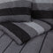 vidaXL - Dekbedovertrekset - 200x200 - cm - katoen - donkergrijs