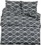 vidaXL - Dekbedovertrekset - 200x200 - cm - katoen - grijs