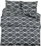 vidaXL - Dekbedovertrekset - 200x200 - cm - katoen - grijs