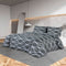vidaXL - Dekbedovertrekset - 200x200 - cm - katoen - grijs