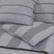vidaXL - Dekbedovertrekset - 200x200 - cm - katoen - grijs