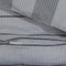 vidaXL - Dekbedovertrekset - 200x200 - cm - katoen - grijs