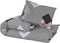 vidaXL - Dekbedovertrekset - 200x200 - cm - katoen - grijs