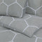 vidaXL - Dekbedovertrekset - 200x200 - cm - katoen - grijs