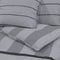 vidaXL - Dekbedovertrekset - 200x200 - cm - katoen - grijs