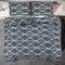 vidaXL - Dekbedovertrekset - 200x200 - cm - katoen - grijs