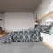 vidaXL - Dekbedovertrekset - 200x200 - cm - katoen - grijs