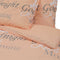vidaXL - Dekbedovertrekset - 200x200 - cm - katoen - roze