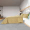 vidaXL - Dekbedovertrekset - 200x200 - cm - katoen - taupe