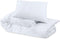 vidaXL - Dekbedovertrekset - 200x200 - cm - katoen - wit