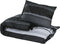 vidaXL - Dekbedovertrekset - 200x200 - cm - katoen - zwart - en - wit