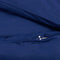 vidaXL - Dekbedovertrekset - 200x200 - cm - microvezel - marineblauw