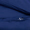 vidaXL - Dekbedovertrekset - 200x200 - cm - microvezel - marineblauw