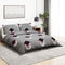 vidaXL - Dekbedovertrekset - 200x220 - cm - katoen - grijs