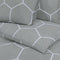 vidaXL - Dekbedovertrekset - 200x220 - cm - katoen - grijs