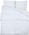 vidaXL - Dekbedovertrekset - 200x220 - cm - katoen - wit