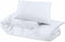 vidaXL - Dekbedovertrekset - 200x220 - cm - katoen - wit