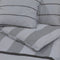 vidaXL - Dekbedovertrekset - 220x240 - cm - katoen - grijs