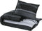 vidaXL - Dekbedovertrekset - 220x240 - cm - katoen - zwart - en - wit