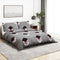vidaXL - Dekbedovertrekset - 225x220 - cm - katoen - grijs