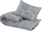 vidaXL - Dekbedovertrekset - 225x220 - cm - katoen - grijs