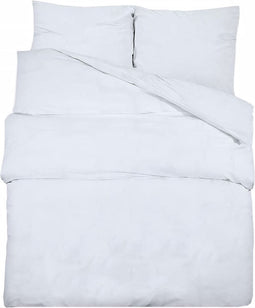 vidaXL - Dekbedovertrekset - 225x220 - cm - katoen - wit