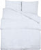 vidaXL - Dekbedovertrekset - 225x220 - cm - katoen - wit