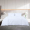 vidaXL - Dekbedovertrekset - 225x220 - cm - katoen - wit