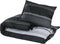 vidaXL - Dekbedovertrekset - 225x220 - cm - katoen - zwart - en - wit