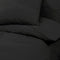 vidaXL - Dekbedovertrekset - 225x220 - cm - katoen - zwart