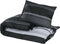 vidaXL - Dekbedovertrekset - 240x220 - cm - katoen - zwart - en - wit