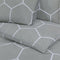 vidaXL - Dekbedovertrekset - 260x220 - cm - katoen - grijs