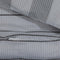 vidaXL - Dekbedovertrekset - 260x220 - cm - katoen - grijs