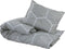 vidaXL - Dekbedovertrekset - 260x220 - cm - katoen - grijs