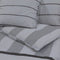 vidaXL - Dekbedovertrekset - 260x220 - cm - katoen - grijs