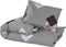 vidaXL - Dekbedovertrekset - 260x240 - cm - katoen - grijs